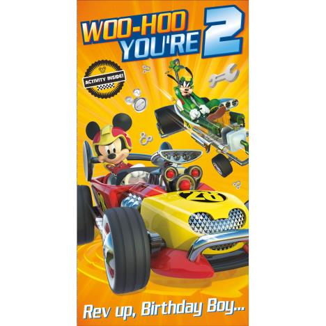 2rd Birthday Disney Micky Mouse Birthday Card £2.49